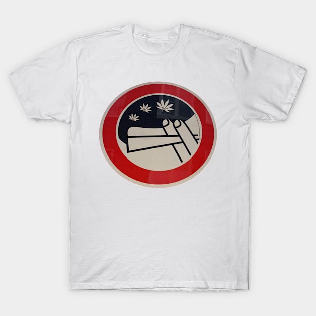 No Smoking sign T-Shirt by adigiuseppe